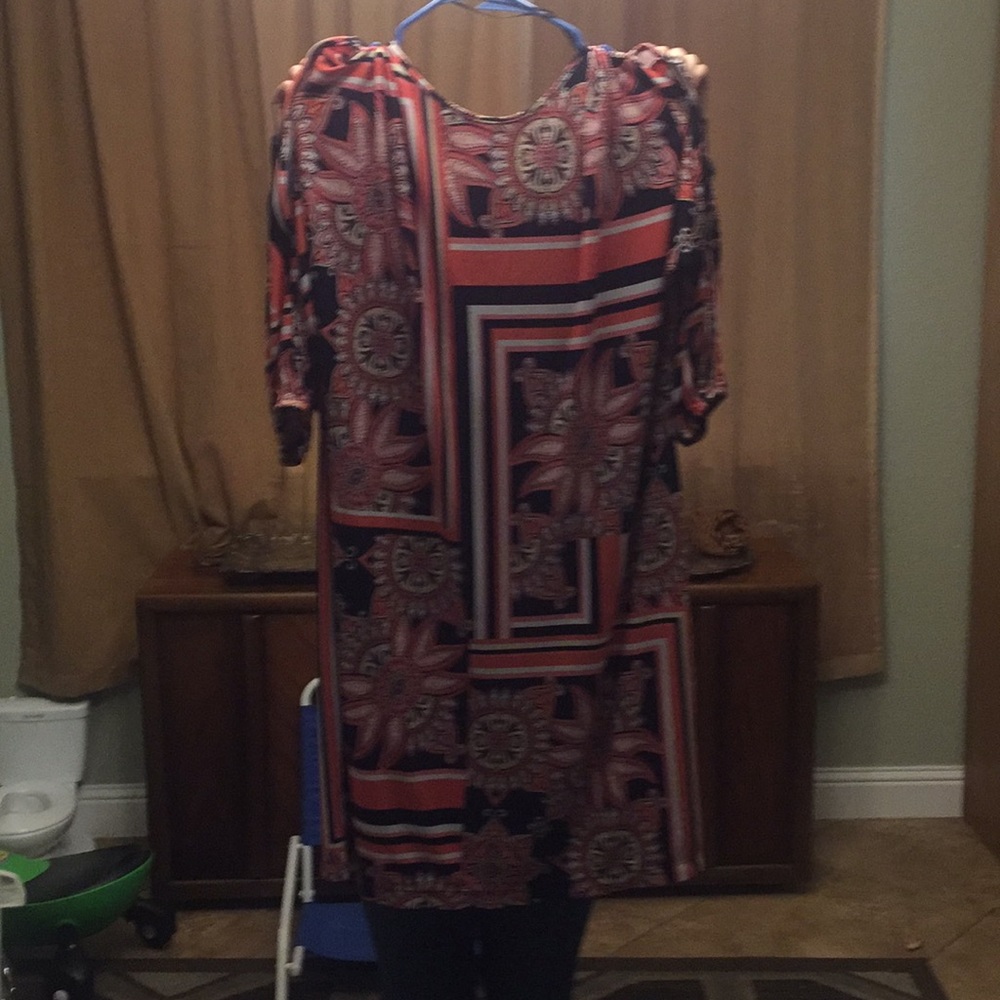 COLD SHOULDER DRESS